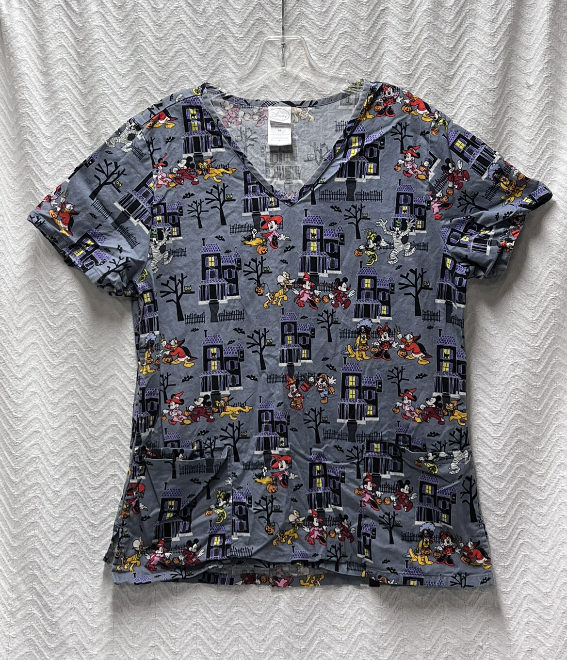 Disney Halloween Pattern Size Medium Multicolored… - image 1