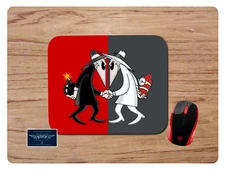 SPY VS SPY CUSTOM PC LAPTOP MOUSE PAD DESK MAT HOME SCHOOL OFFICE GIFT