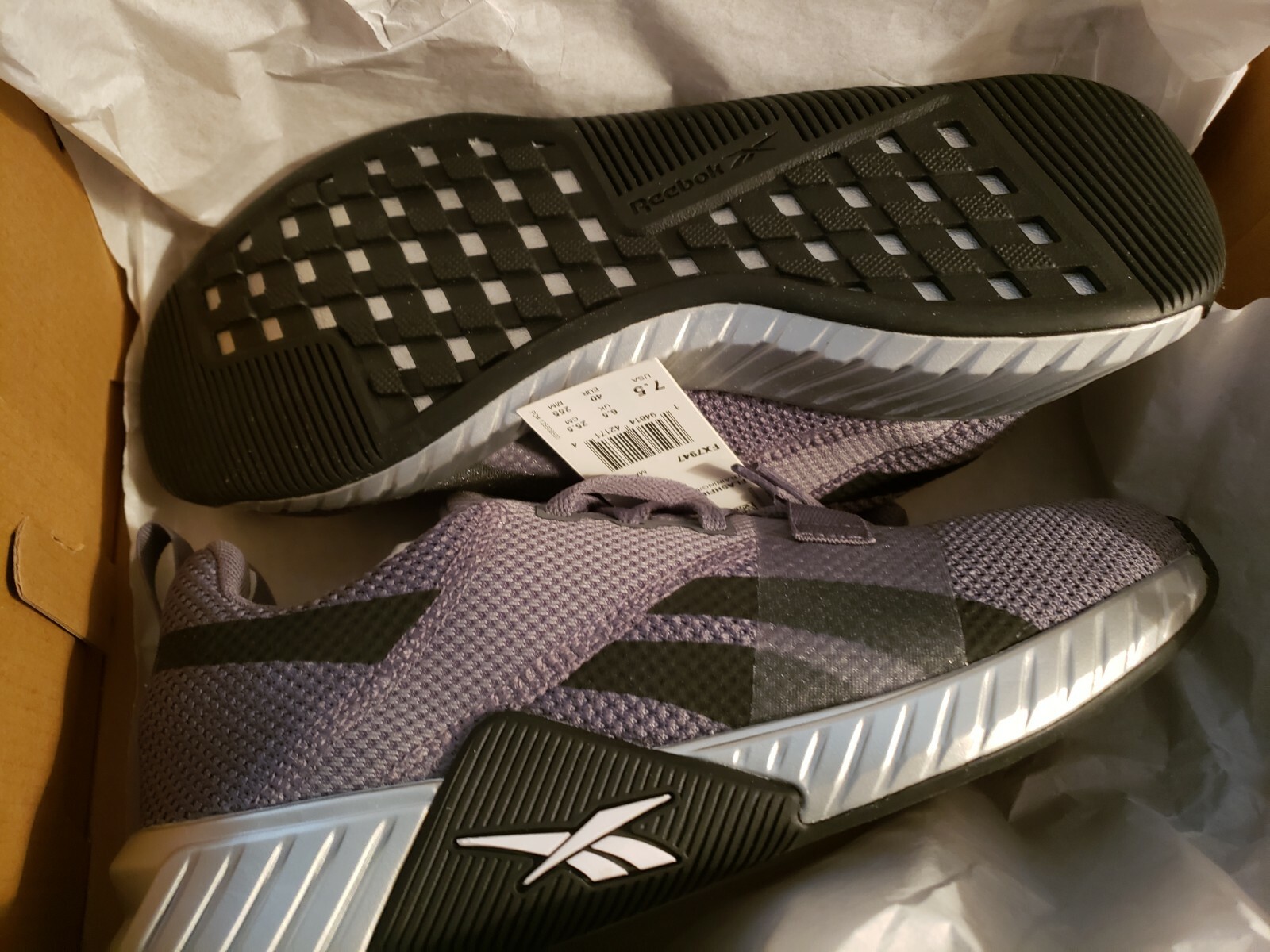 Reebok FLASHFILM Train 2 FX7947 Cold Grey / Black Men\u0026#039;s Size 7.5 | eBay