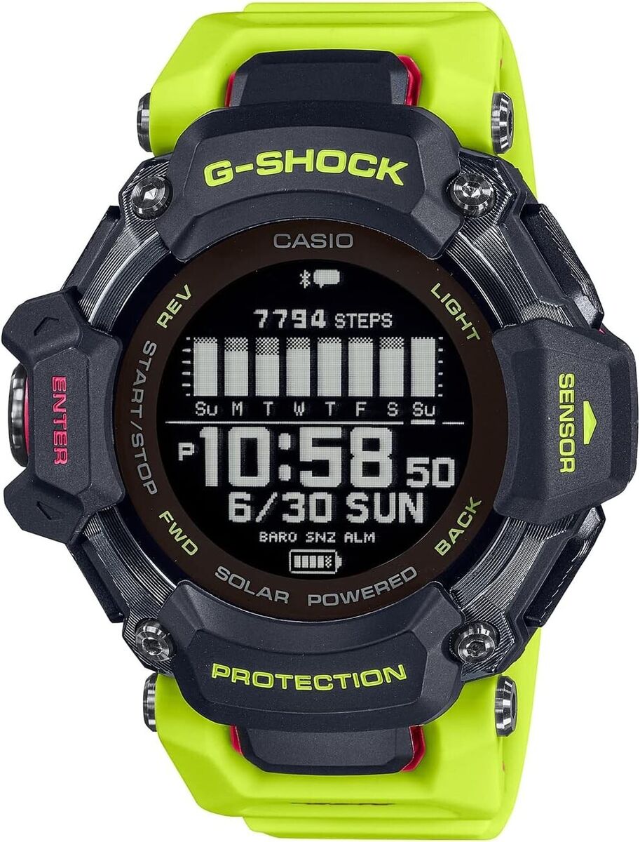 CASIO G-SHOCK GBD-H2000-1A9JR Yellow Green G-SQUAD GPS Bluetooth Thermometer NEW CASIO G-SHOCK GBD-H2000-1A9JR Yellow Green G-SQUAD GPS Bluetooth Thermometer NEW