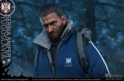 JUEGO DE BANDERAS 1/6 Guerra en Bosnia y Herzegovina Serbia Francotirador Goslavia [FS-73041] - Imagen 4 de 24