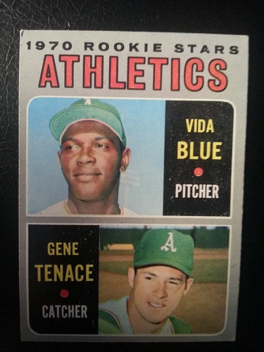 1970 Topps baseball EXMT-NM set break #21 Visa Blue RC