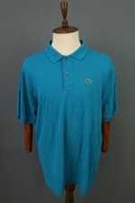 Lacoste Blue Summer Short Sleeve Polo Shirt Size 8 / 3XL