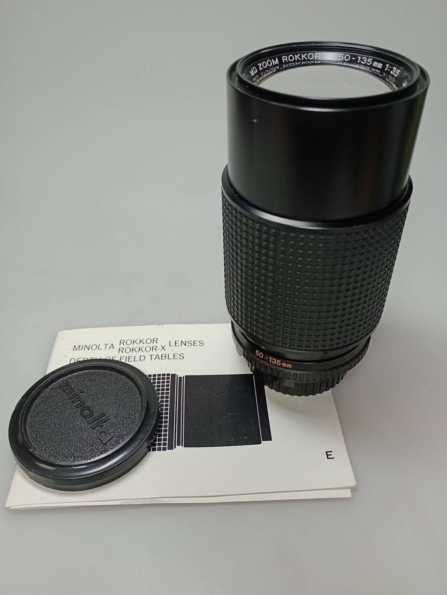 ミノルタ MD ZOOM ROKKOR 50-135mm F3.5 Minolta 135mm f3.5 MD - Lens – Kamerastore
