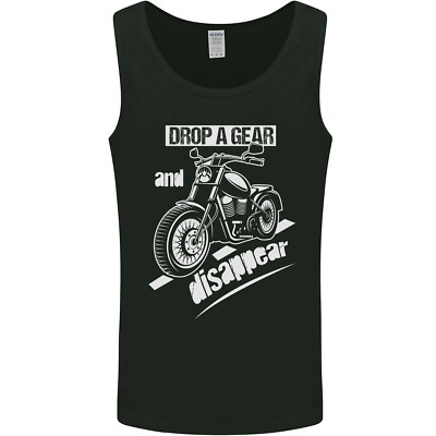 Biker Drop A Gear Verschwinden Motorräder Motorrad Herren Weste Tank Top