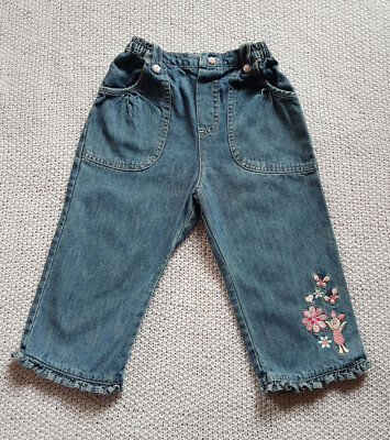 DISNEY ladybird (UK) super WINNIE POOH Mädchen JEANS Jeanshose HOSE Gr 92 blau N