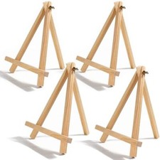 9.4 in Wooden Easel Stand for Painting, Canvases, Art, Crafts, 9.4 7.0in 4pack 