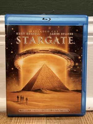 Stargate Extended Cut Blu-Ray, 2006 Kurt Russell, Lionsgate (1994 Film) Like New