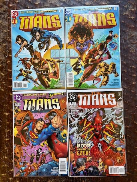The Titans Comic Book Lot, NM, DC, Variant, Vol. 1, #1