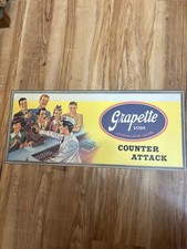 Set Of 6 Different Grapette Soda Advertising Signs