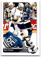 1992-93 Upper Deck Rich Sutter St. Louis Blues #143