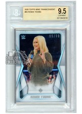 Renee Young 2020 Topps Transcendent Card #35 /50 BGS 9.5