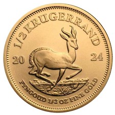 2024 South Africa Gold Krugerrand 1/2 oz BU 5408.68 per troy oz