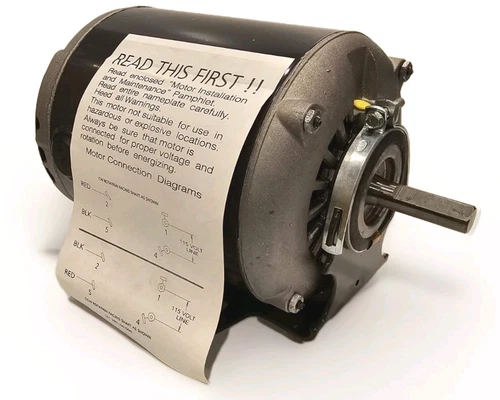 Emerson 8100 Split Phase Belted Fan & Blower Motor 1/3 HP 1725 RPM 115V