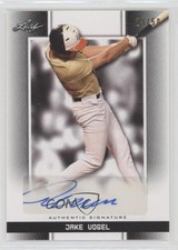 2019 Leaf Perfect Game National Showcase Black 23/50 Jake Vogel #BA-JV1 Auto ni4