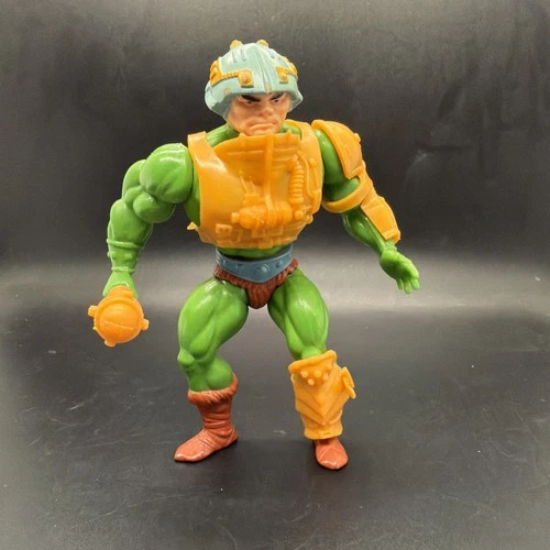 Vintage Mattel He-Man 'Man At Arms' Action Figure, 1981 MotU Soft Head, Complete