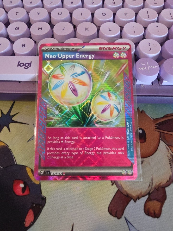 Neo Upper Energy 162/162 Temporal Forces Ace Spec Pokemon TCG