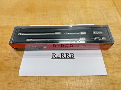 #ad Snap on Tools USA NEW RED 5pc 3 8 Drive Extension Adaptor Foam Kit Set 205AFXAFR $214.95