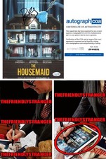 Paul Feig signed "THE HOUSEMAID" 8x10 Photo EXCT PROOF a Sydney Sweeney ACOA COA