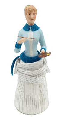 Vintage Mary Cassatt Great American Women Half Doll U.S. Historical Society Vg