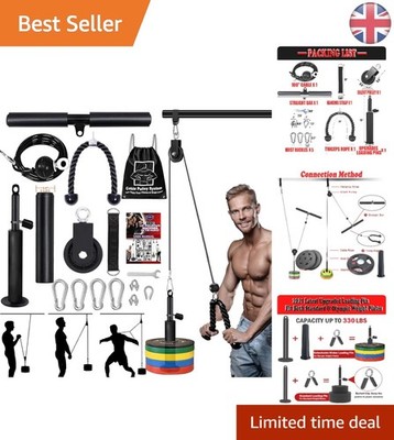 Kompakte 150kg LAT Kabelmaschine - Vielseitiges Krafttraining für Heimtraining
