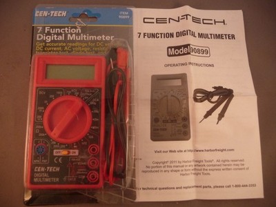  Cen-Tech  7 Function Digital Multimeter #90899 - New