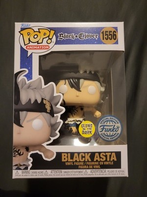 Funko Pop Black Asta GITD 1556 Black Clover Special Edition