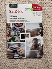 SanDisk Extreme 400GB microSDXC UHS-I Memory Card with SD Adapter A2 V30