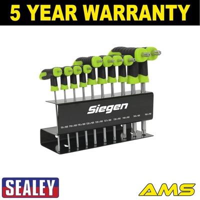 Sealey Siegen T-Griff TRX-Star* Schlüsselsatz 10-teilig S01151