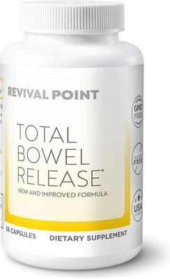 Revival Point Total Bowel Release Digestion Supplement for Regularity, Gut...