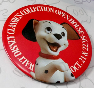 101 Dalmatians WDCC Walt Disney Classics Collection Open House 1995 Button 16020