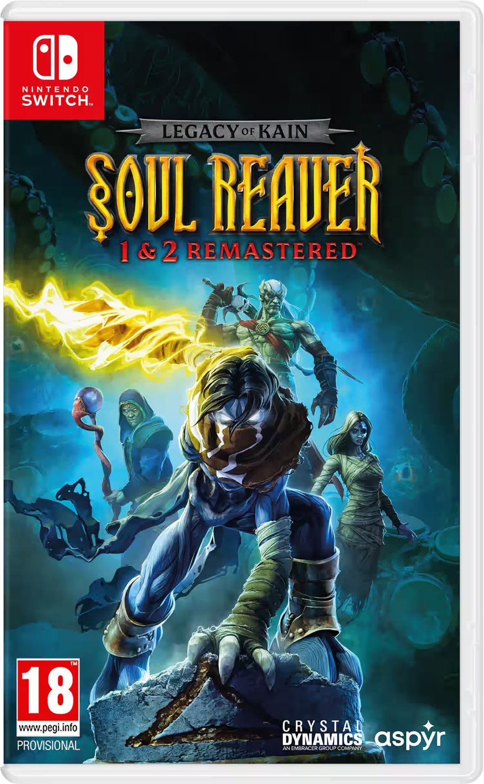 Legacy of Kain Soul Reaver 1 & 2 Remastered Nintendo Switch NEW SEALED Free Post