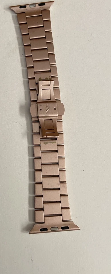 铂金 - Link 不锈钢表带 适合 Apple Watch 42毫米 - 玫瑰金 漂亮 — 第 4/4 张图片