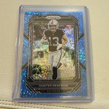 2022 Panini Prizm - Hunter Renfrow Blue Sparkle /96 #172