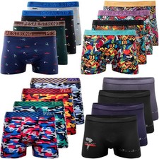 5-10  Herren Boxershorts Unterwäsche Unterhose Retroshorts Baumwolle M - 6XL 