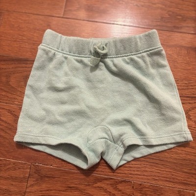 Jumping Beans Girls Stretch Shorts 6 Months Coral Blue Elastic Waist Sea Blue
