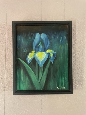 Original Framed Signed Floral Oil Painting