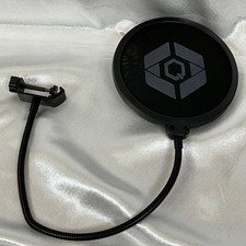 Studio Mic Pop Filter w/ Gooseneck Clamp  Noise Reduction Recording Shield