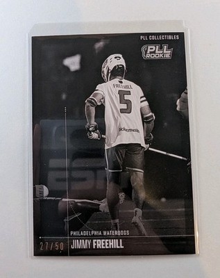 Jimmy Freehill 2026 Premier Lacrosse Fieldside II PLL #31 B&W Parallel #27/50 RC