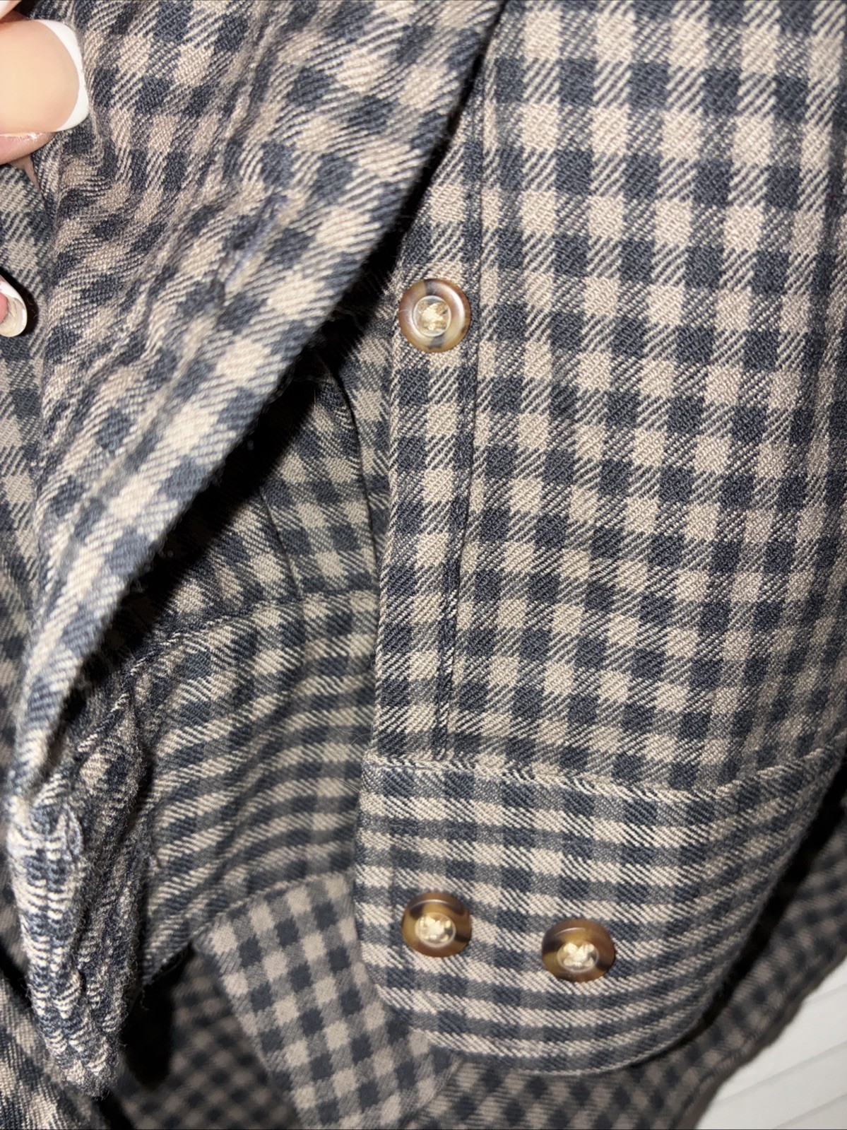 PENDLETON Sir Pendleton Wool long Sleeve Button U… - image 4