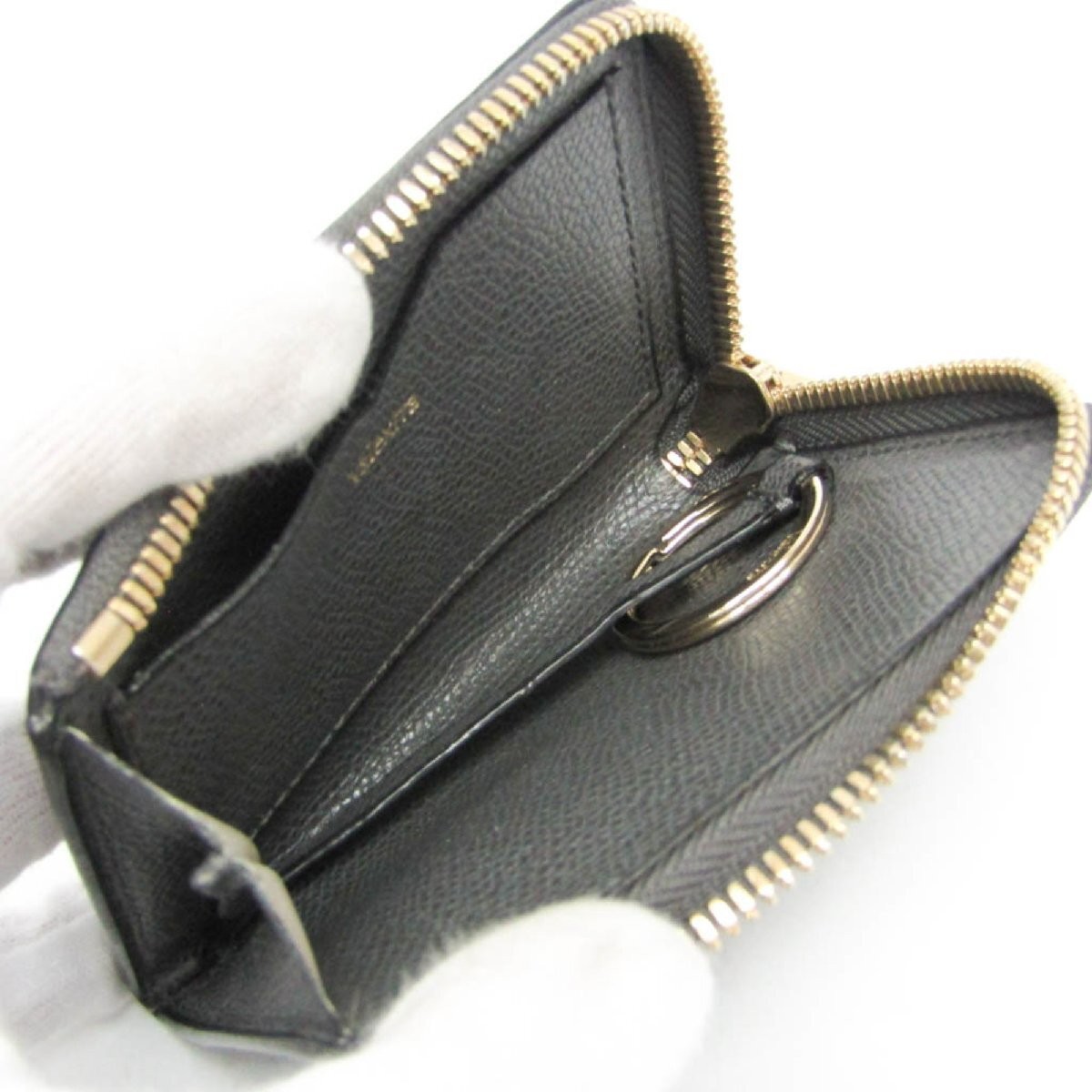 Valextra Leather Multi Case with Key Ring Coin Pu… - image 4