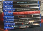 🔥PlayStation 4 Resident Evil Lot! All Tested And Working!!
