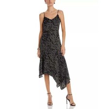 AQUA Asymmetric Slip Dress Size XS
