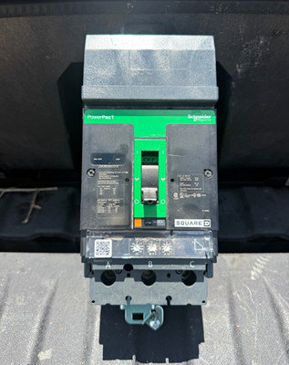 Square D PowerPact T 250A 3-Pole 600VAC AC Circuit Breaker JJA36250U31X