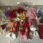 Vintage 60s/70s Barbie Doll & Fashion Doll Clothes Lot & Accessories Need TLC