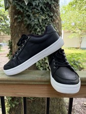 Lands' End Women's All Day Comfort Sneakers Black Size 10