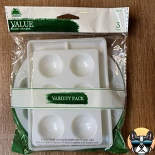 Paint Palette Value Pack- 3 Piece Variety Pack - Sealed!