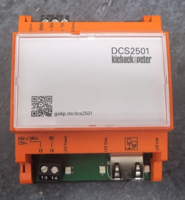 Kieback & Peter DCS2501 Gateway LAN Koppler RS232 RX-TX
