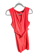 Banana republic  Midi Dress Sz 8P Orange NWT Spring Summer Vacation Beach