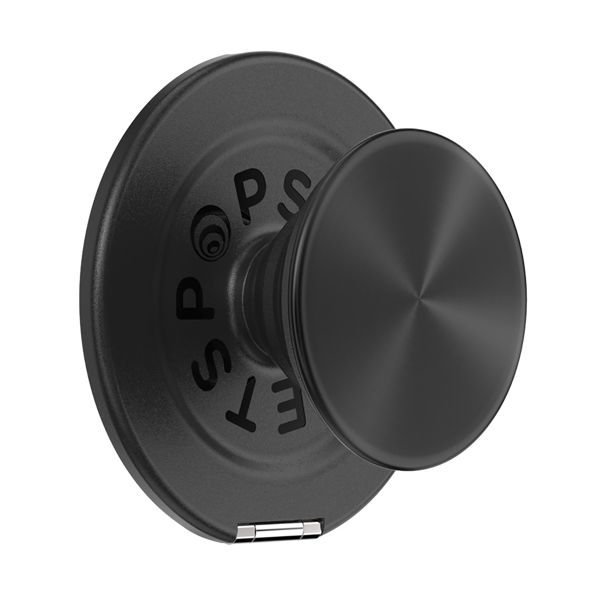 PopGrip bague de support effet radial kick out pour smartphone noir